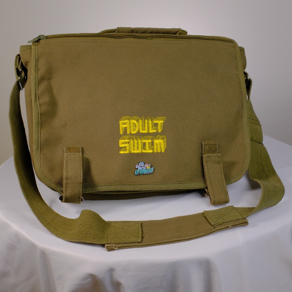 Adult Swim Messenger Bag Rick & Morty Pin + More!